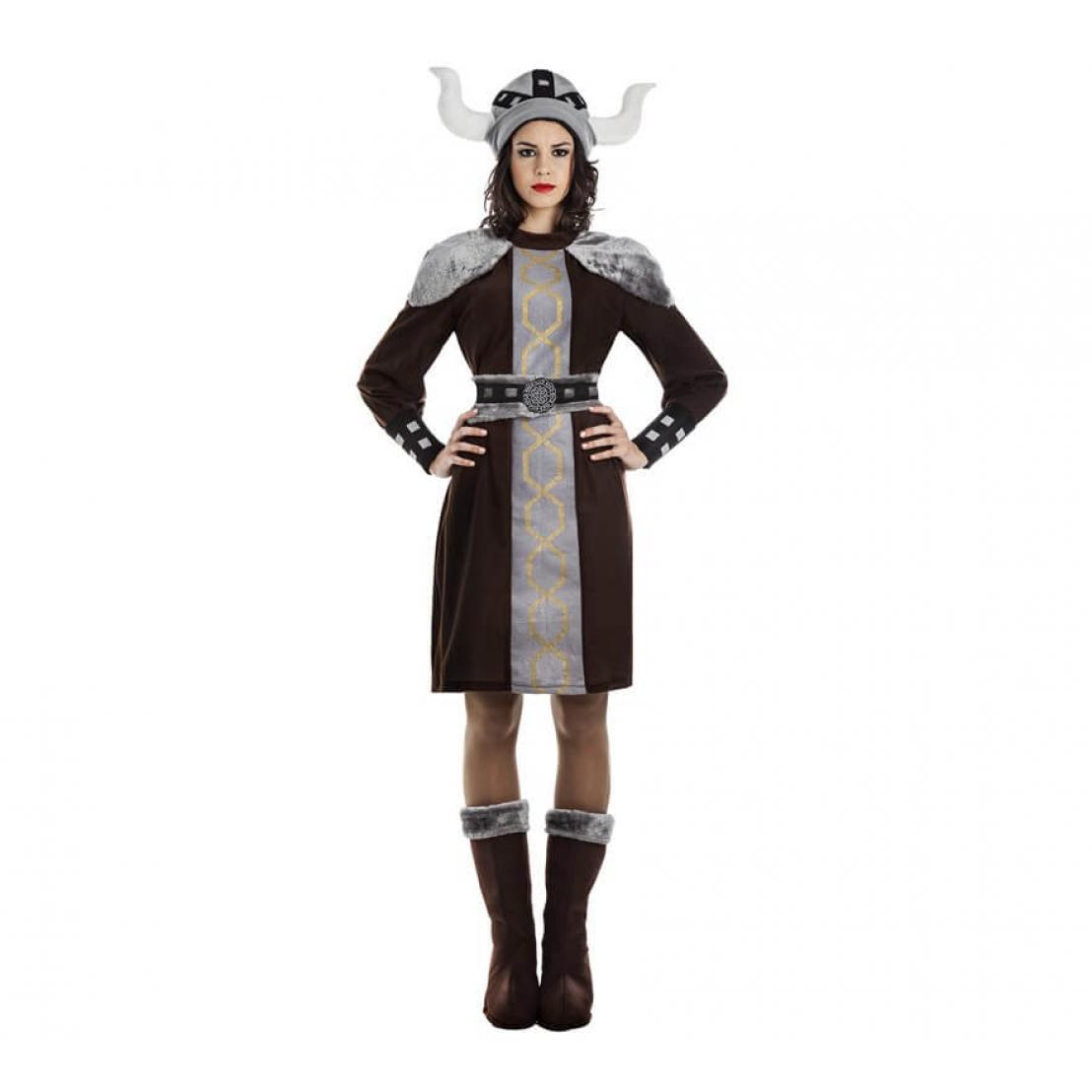 Disfraz de Vikinga Bárbara para mujer marca Guirca