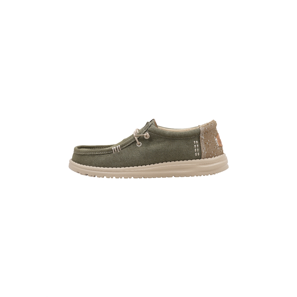 Hey Dude WALLY WORKWEAR Mocasines Planos Hombre Verde