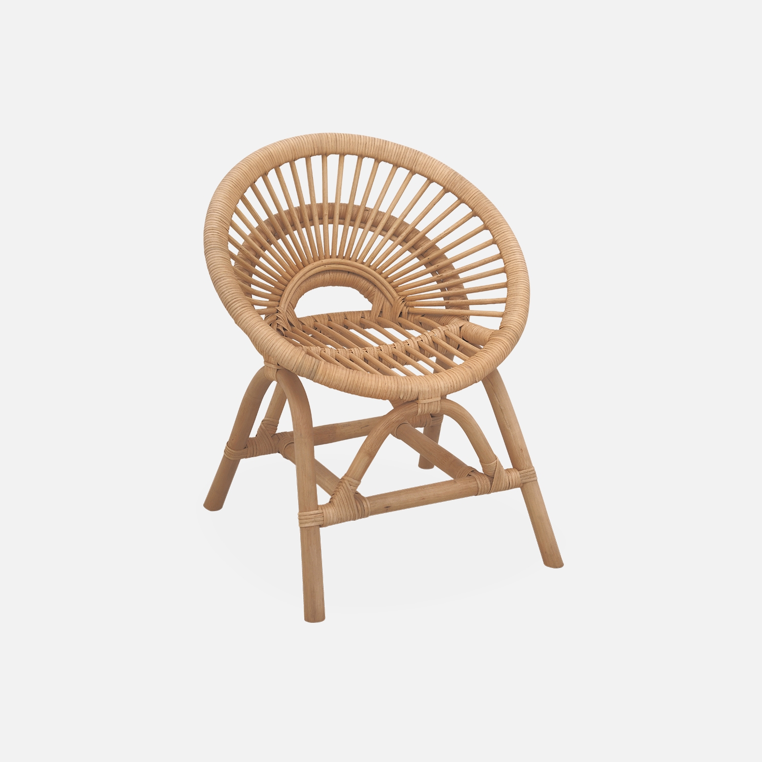 sweeek - Silla infantil de ratán , Maeva , 47x39x53