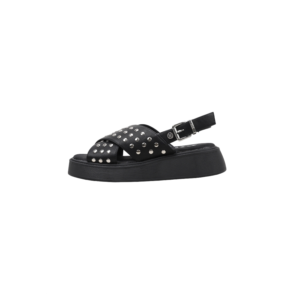Xti 145239 Sandalias De Cuña Mujer Negro