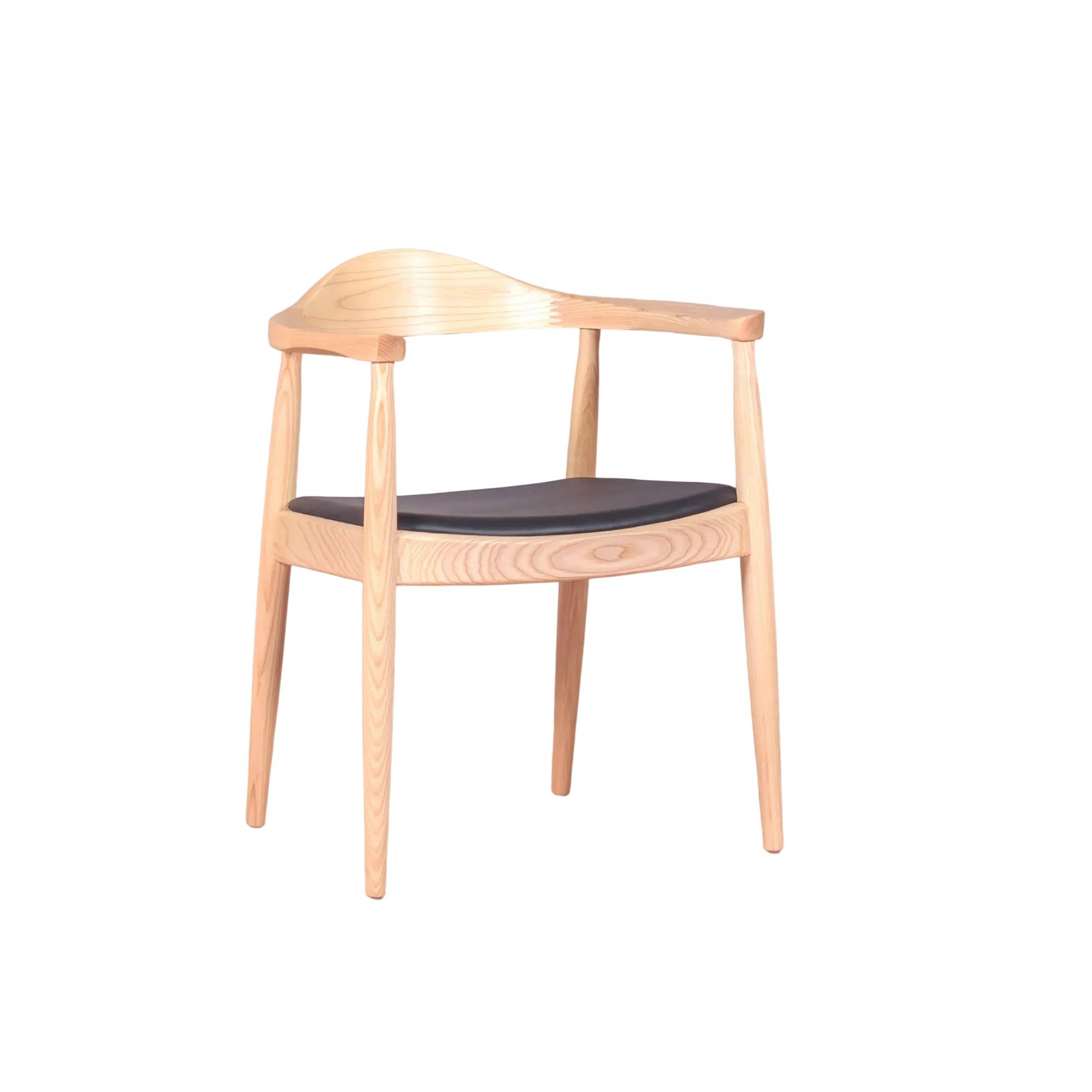 Nest Dream - Silla en madera de fresno y cojín de polipiel - Santon