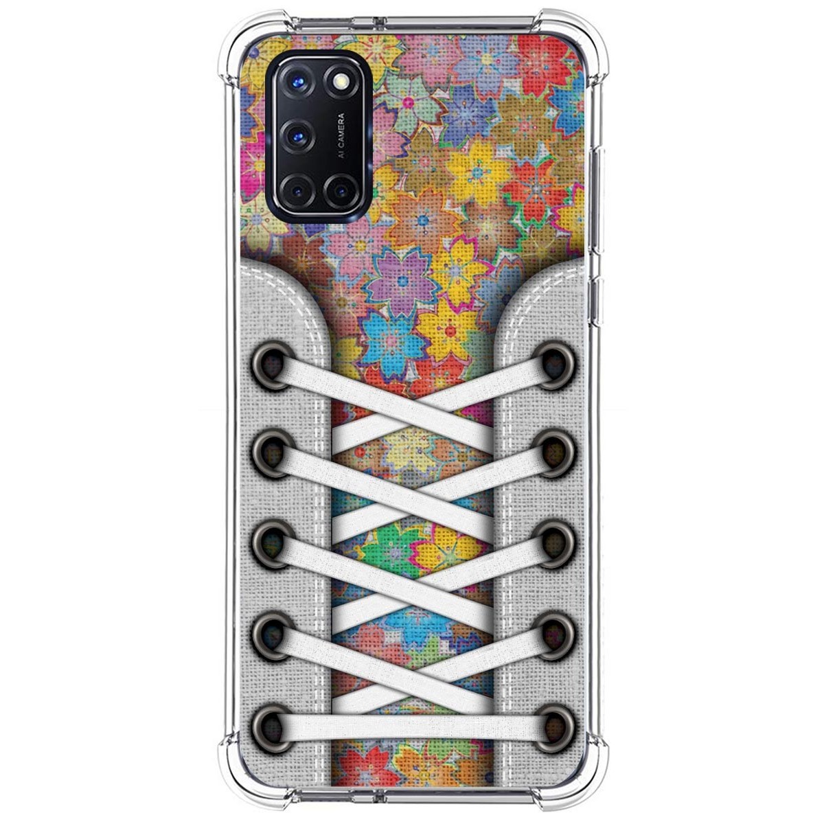 Tumundosmartphone Funda Silicona Antigolpes para Oppo A52 / A72 diseño Zapatillas 05 Dibujos