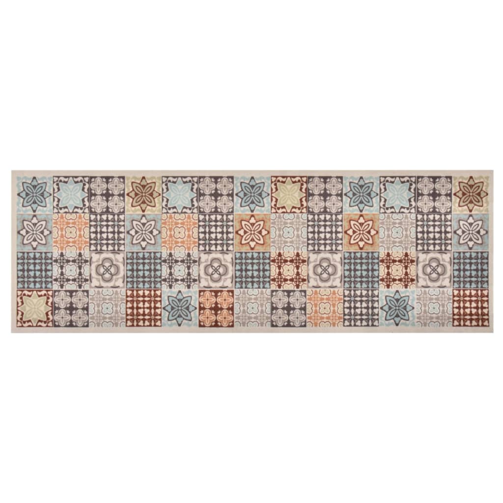 vidaXL Alfombra de Cocina Lavable Coffee 60x300 cm Felpudo Pasillo Salón Color coffee blue,  coffee brown,  Cooking y mas