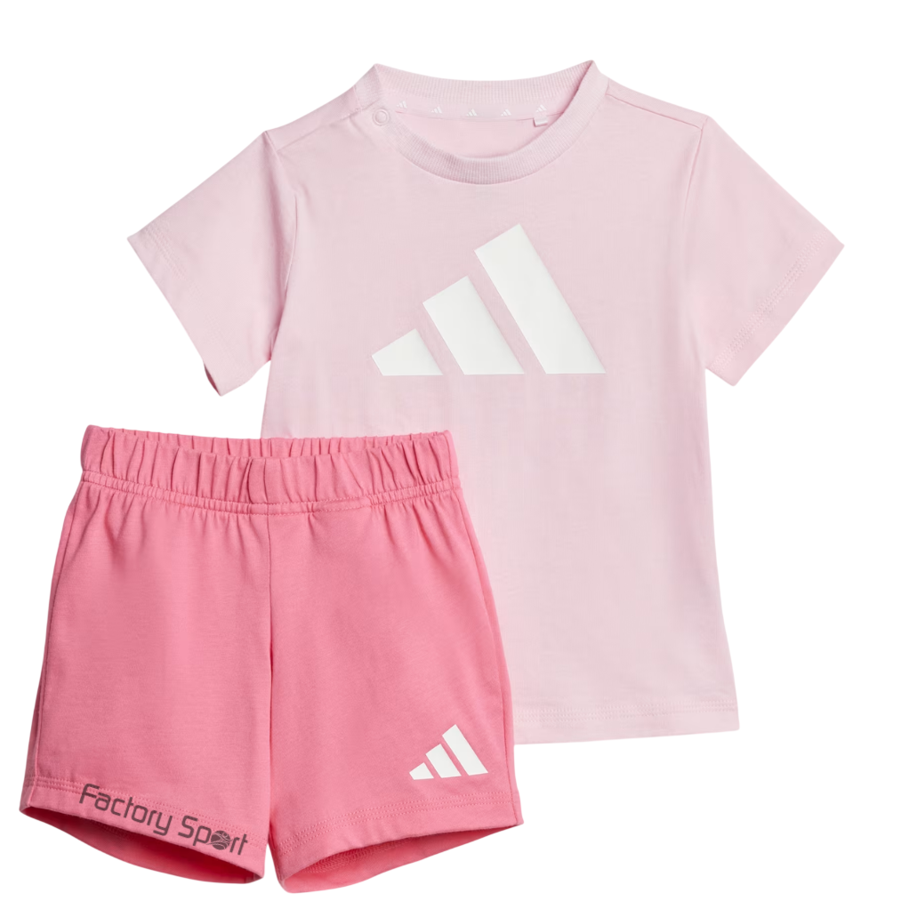 ADIDAS I BL T SET 160 CONJUNTO BB ROSA/FUCSIA/BLANCO PARA NIÑA