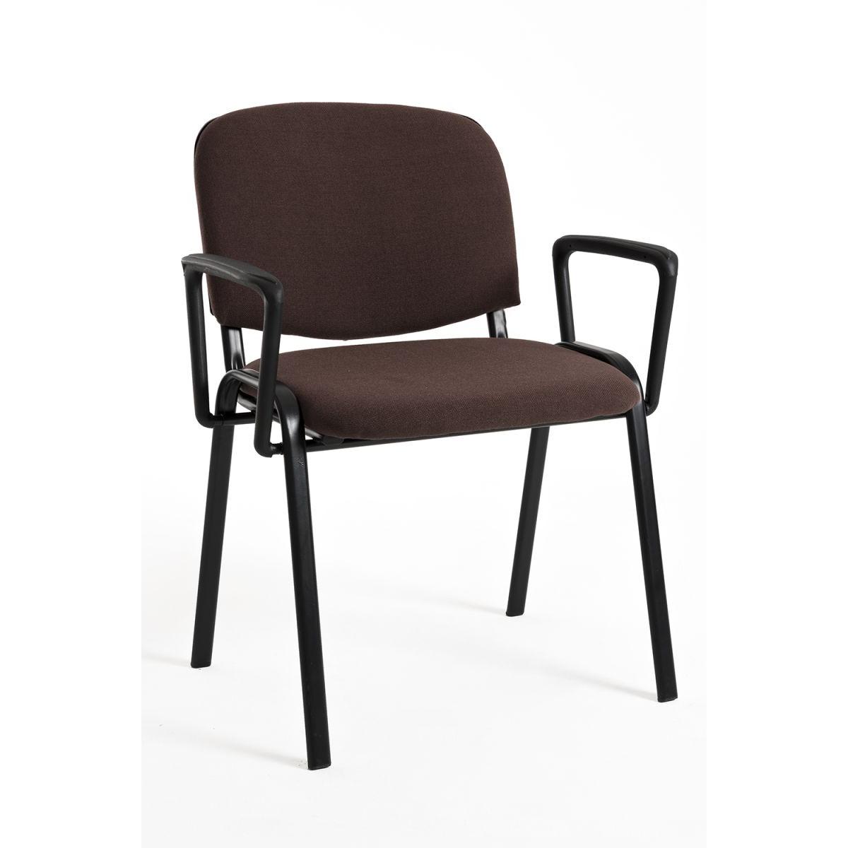 Regalos Miguel - Pack 4 Sillas de Oficina sin ruedas ni brazos Ofis con Brazos - Máxima Ergonomía - Ideal para Escritorio y Gaming