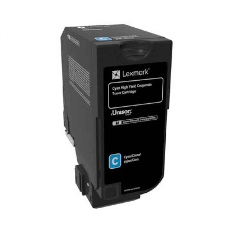 Lexmark 84C2HCE cartucho Cian Original