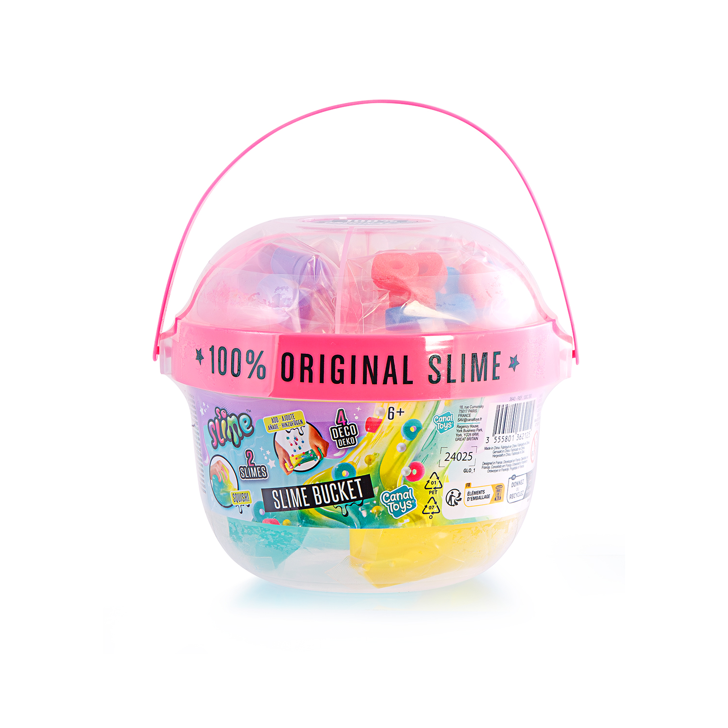 Slime Bucket With Decorations - So Slime - Canal Toys - SSC393