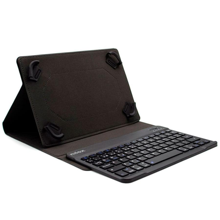 Nilox Folio Black /  Funda teclado Bluetooth Tablet 10.5"