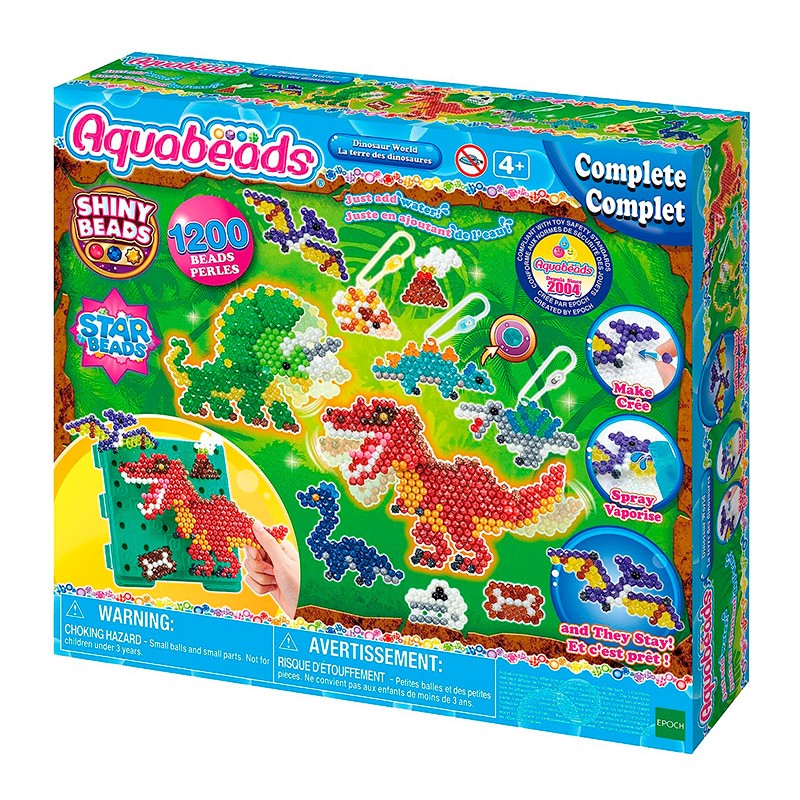 Mundo de los Dinosaurios Aquabeads.