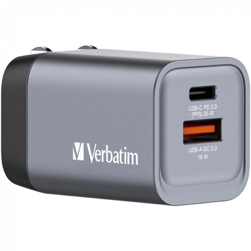 Verbatim GNC-35 Universal Negro, Gris Corriente alterna Carga rápida Interior