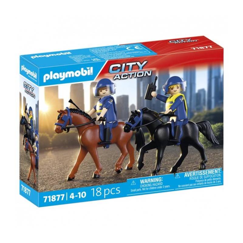 PLAYMOBIL CITY ACTION 71877 ESCUADRÓN POLICIAL A CABALLO