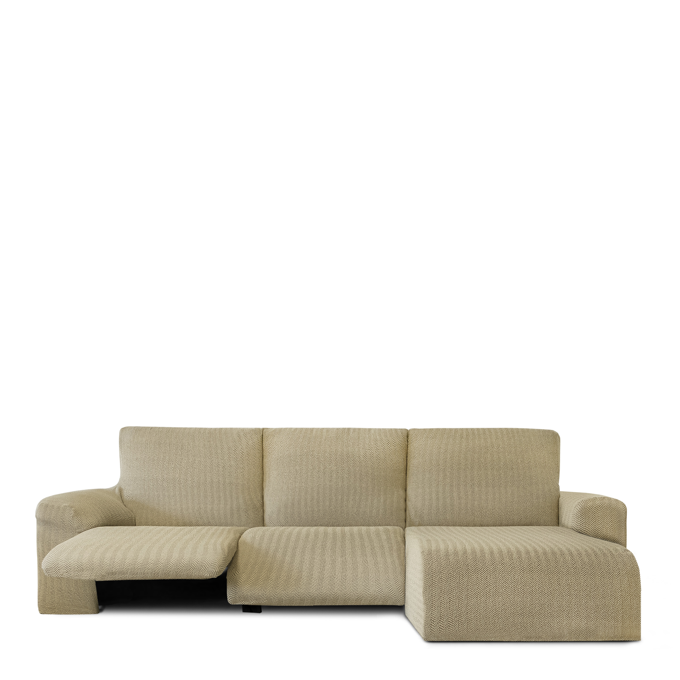 Funda de sofa m/0 ch. longue relax premium jaz derecha (Mirando de frente) c/1 brazo corto,  Tamaño brazo corto derecha,  170x310x110cm,  Fábricada en España
