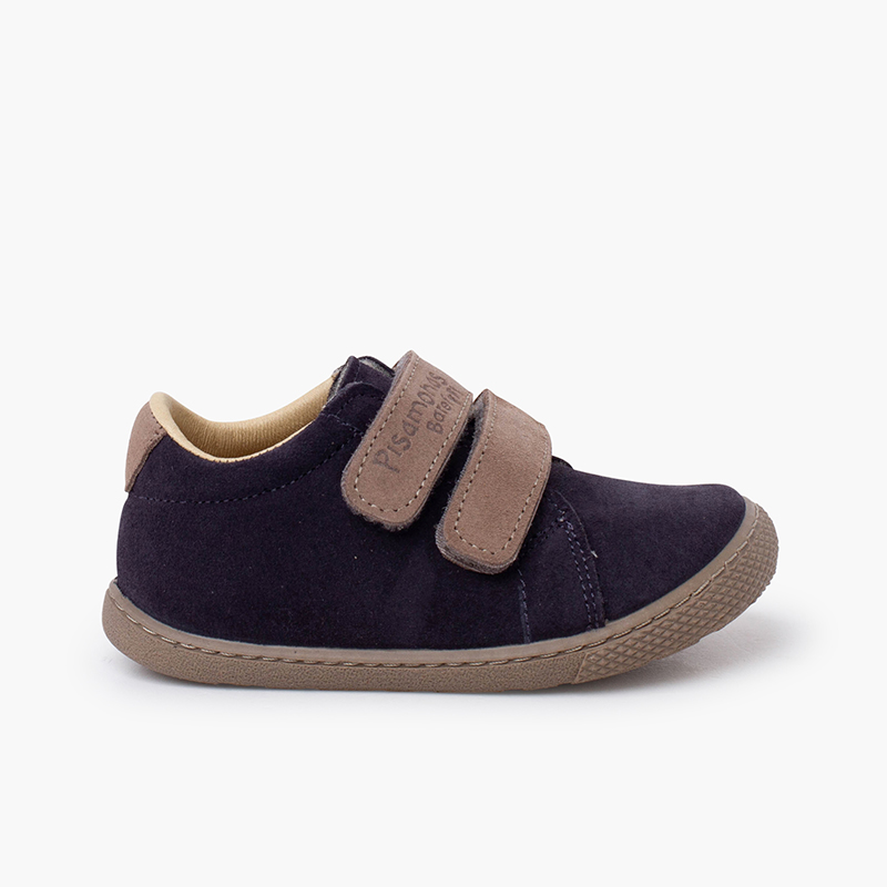 Pisamonas Zapatillas barefoot doble tira adherente serraje