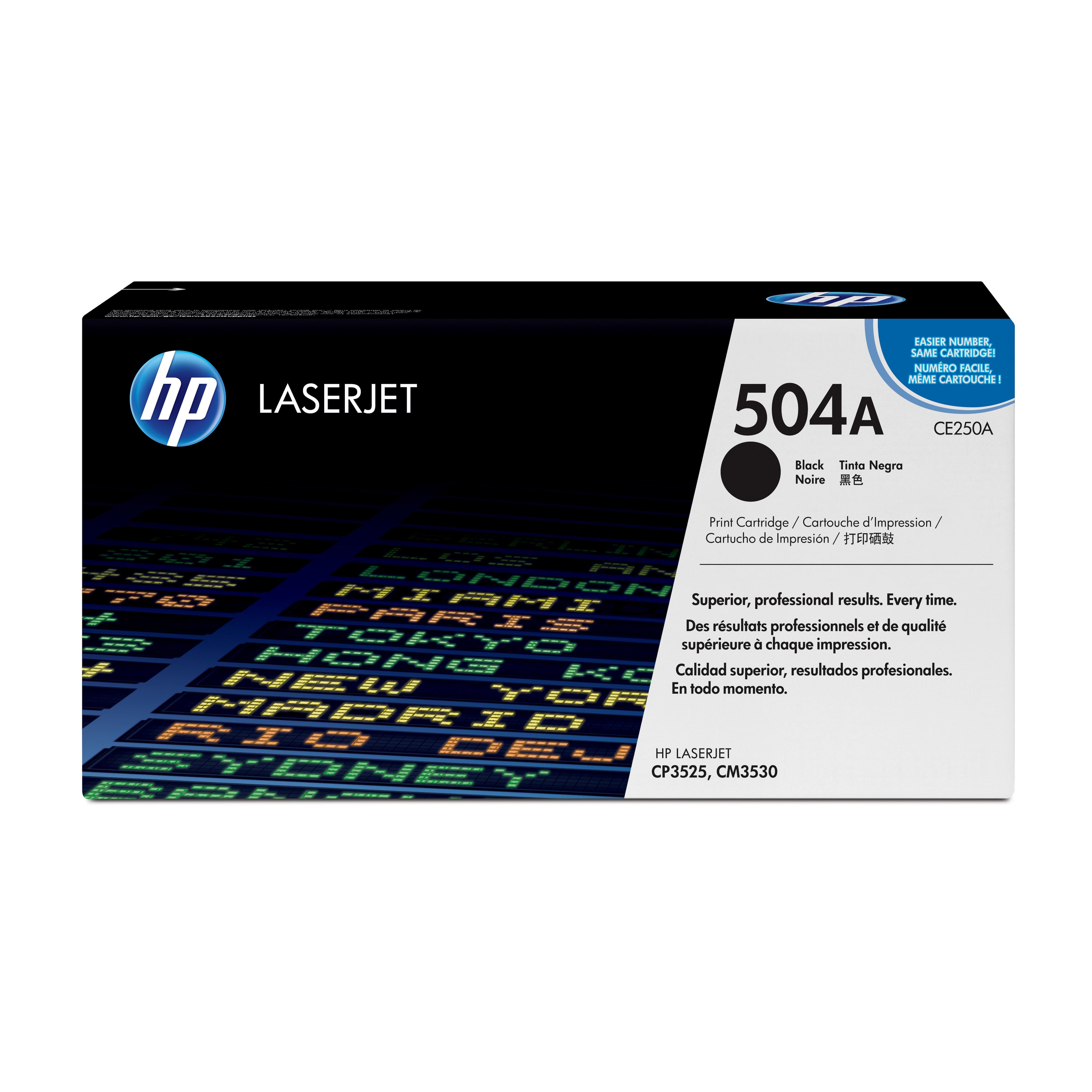 HP Laserjet CP3525 Toner Negro (5.000 paginas)