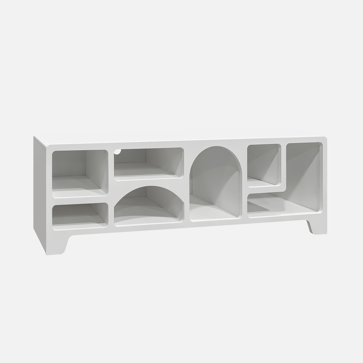 sweeek - Mueble TV efecto madera, 160cm , Thessa , 160x40x50