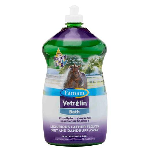 Vetrolin Bath 946 ml – Champú Avanzado para Caballos | VetNova