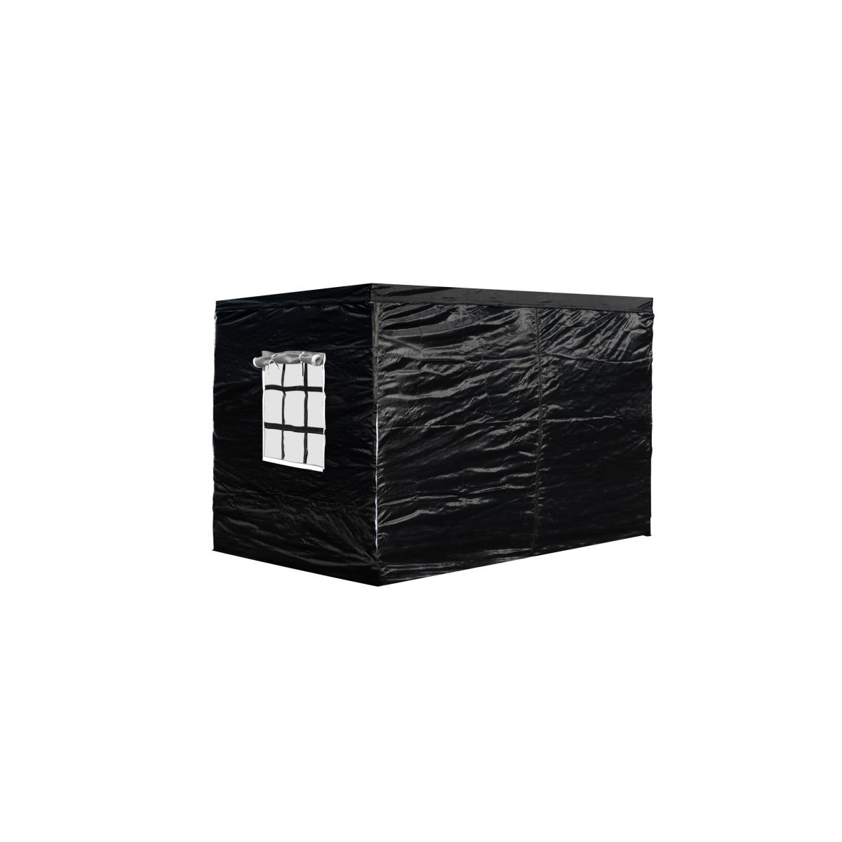 Regalos Miguel - Packs Laterales Carpas Plegables - Pack 4 Laterales para Carpas 3x3 Eco 2L1V1P - Negro