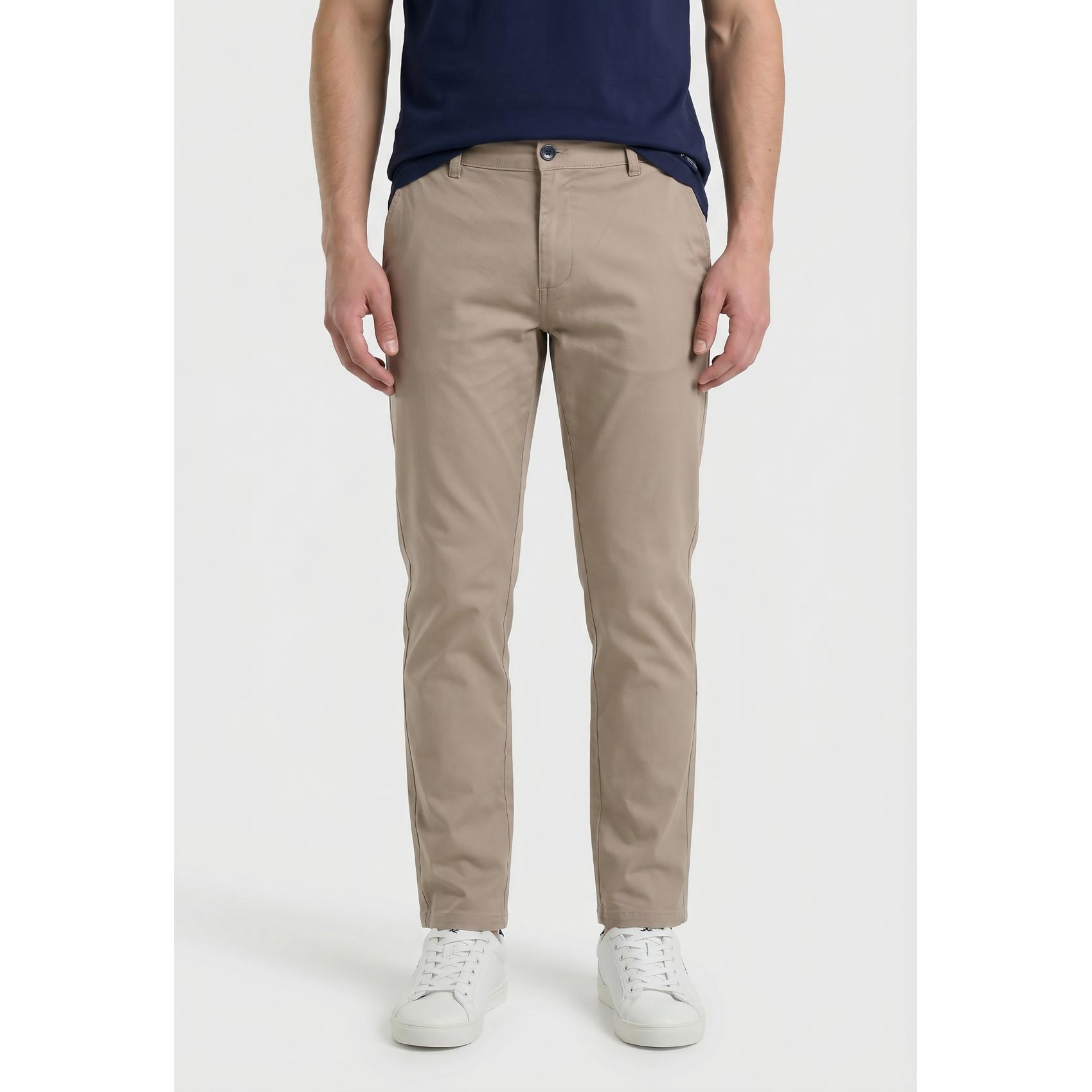 Pantalón chino Valecuatro beige