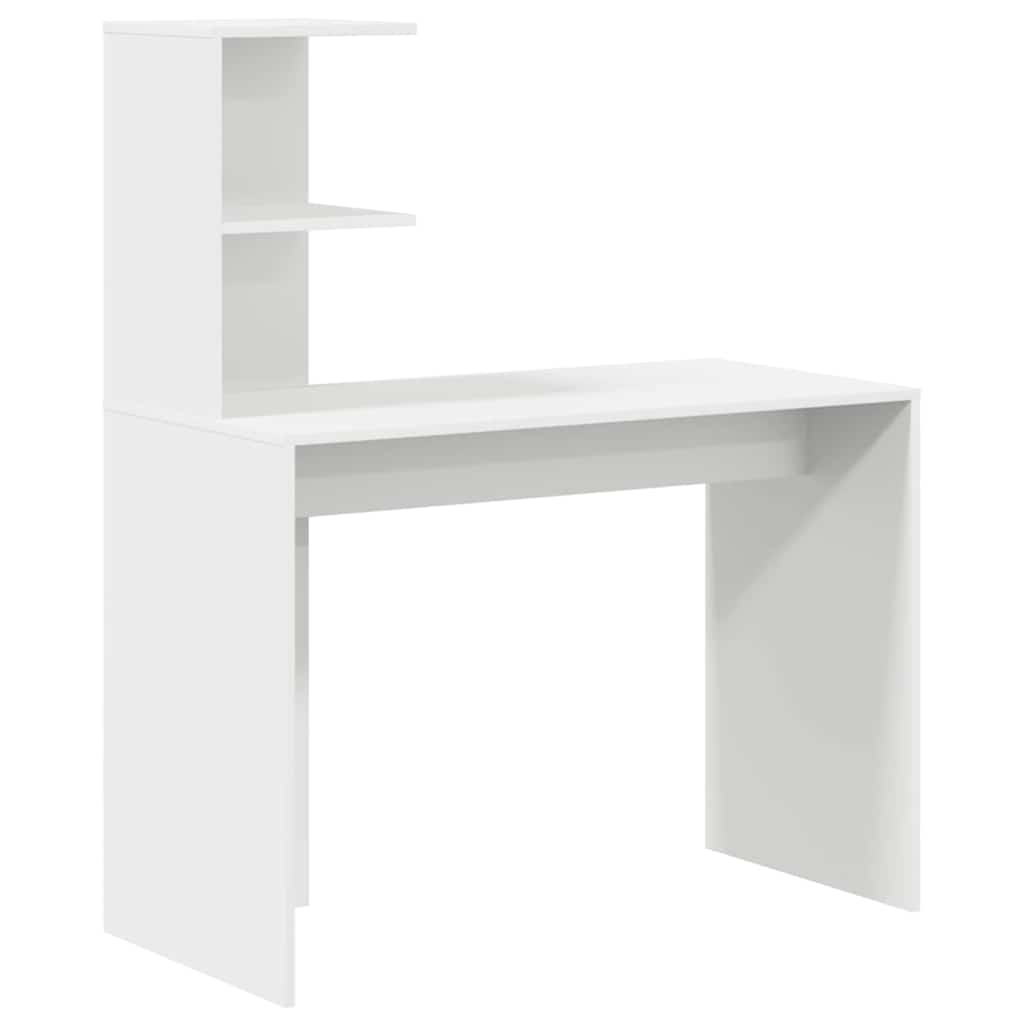 vidaXL Escritorio con estante 102 x 50 x 124 cm Madera de ingeniería