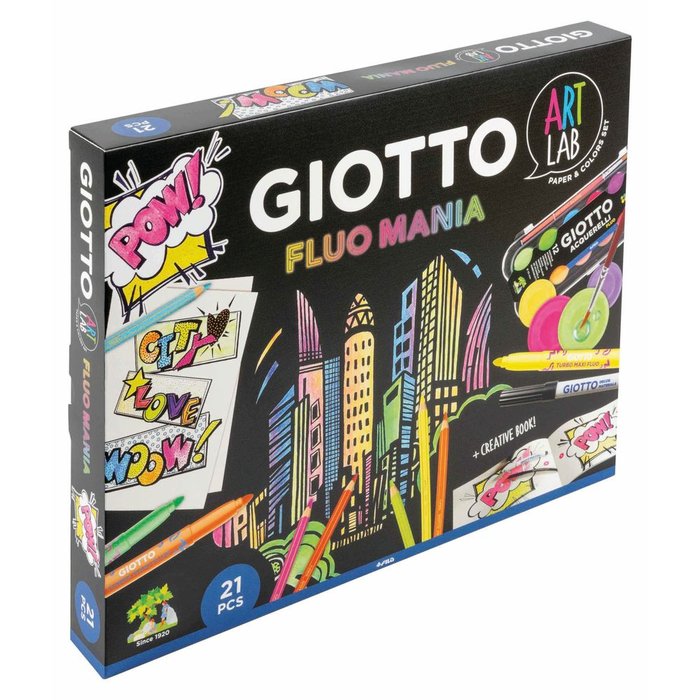 GIOTTO GIOTTO ART LAB FLUO MANIA GIOTTO ART LAB 4x28x28 Cms.