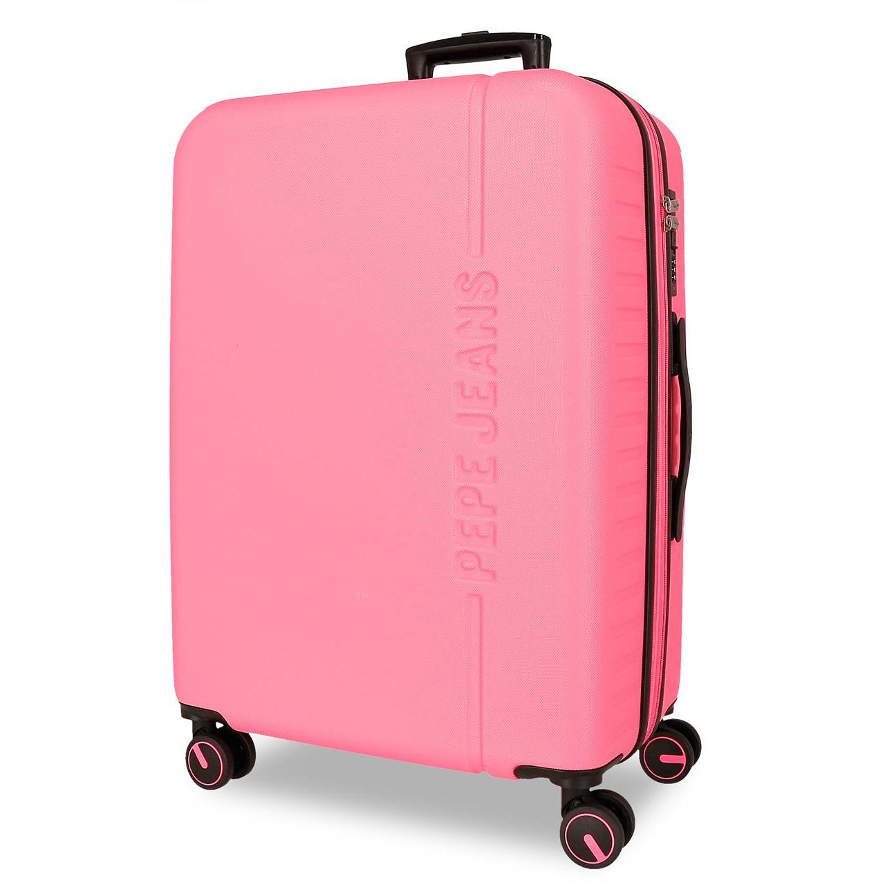 Maleta mediana Pepe jeans Montana fucsia 48x68x27 cm