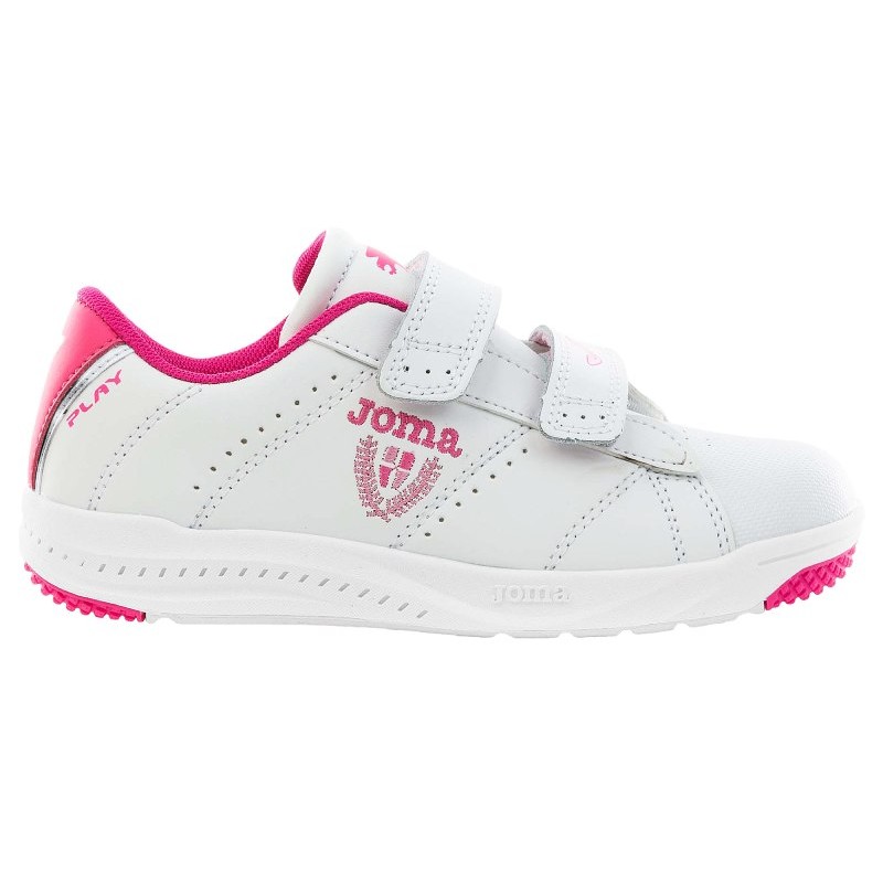 Joma Zapatillas Colegiales Niña Blanco/Fucsia