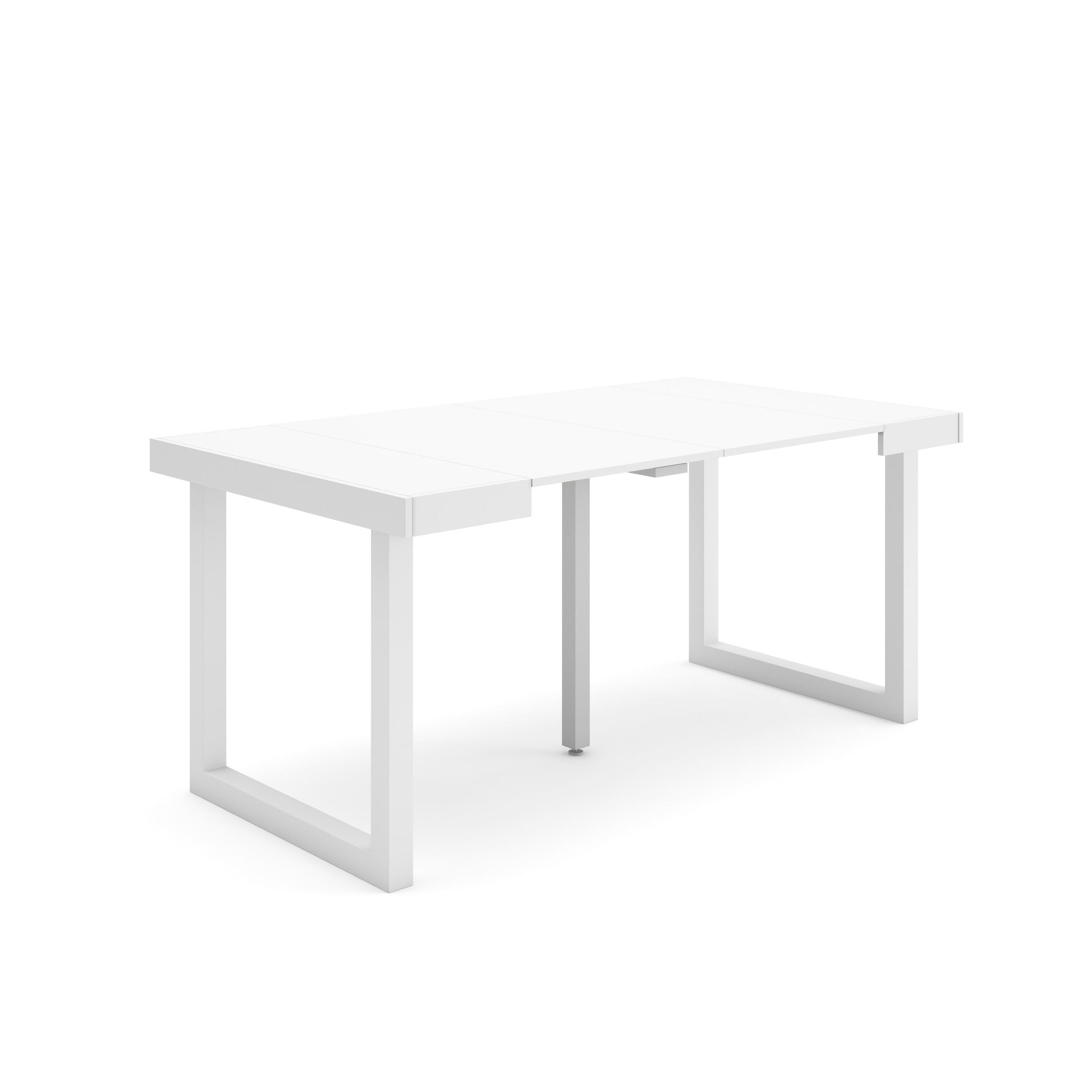 Skraut Home, Mesa Consola Extensible, Mesa Auxiliar, Tapa, 58/160x90x73cm, Práctica y Versátil, Varios colores disponibles