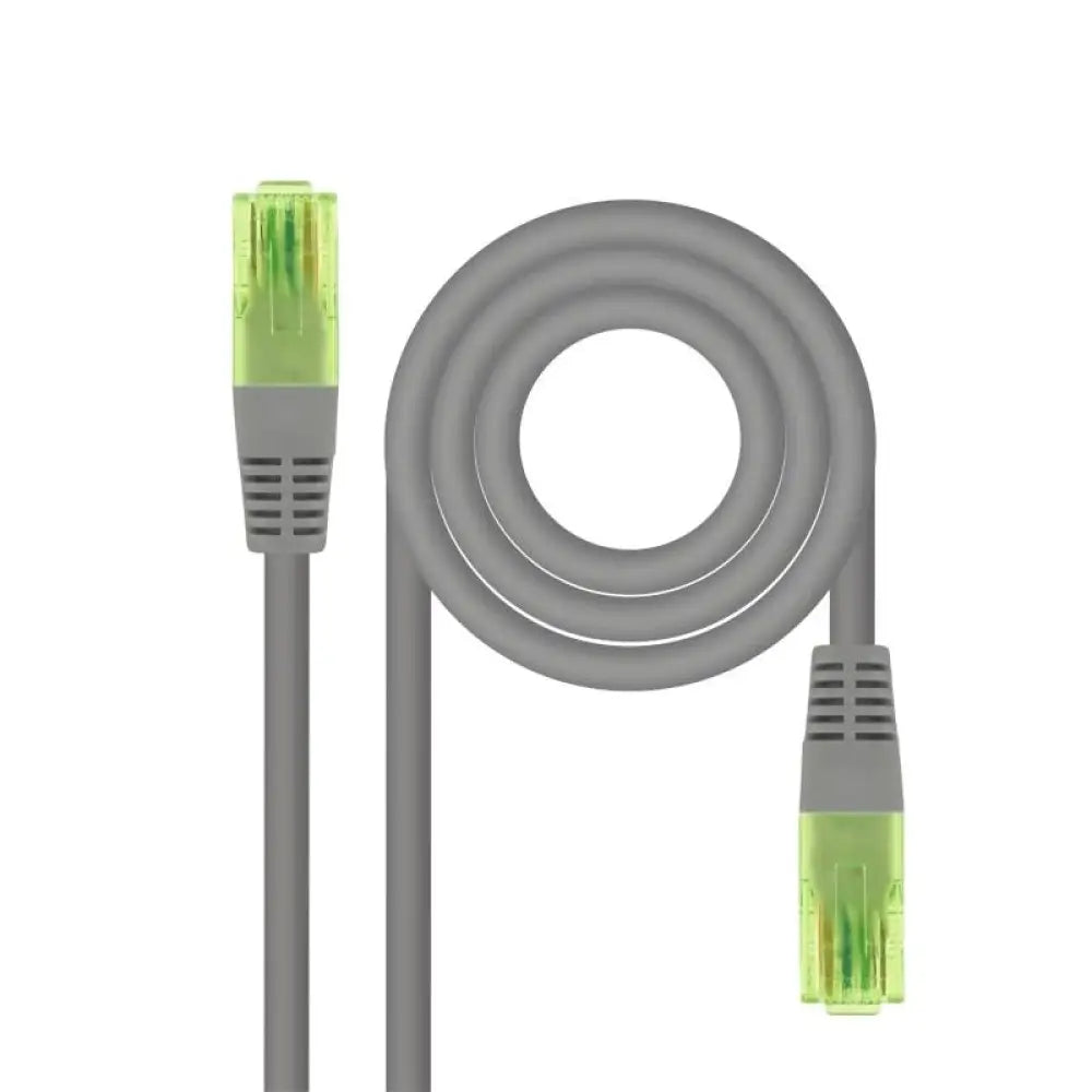 Cable de red Nanocable RJ45 Cat6 UTP AWG26 CCA 0,25m gris alta velocidad