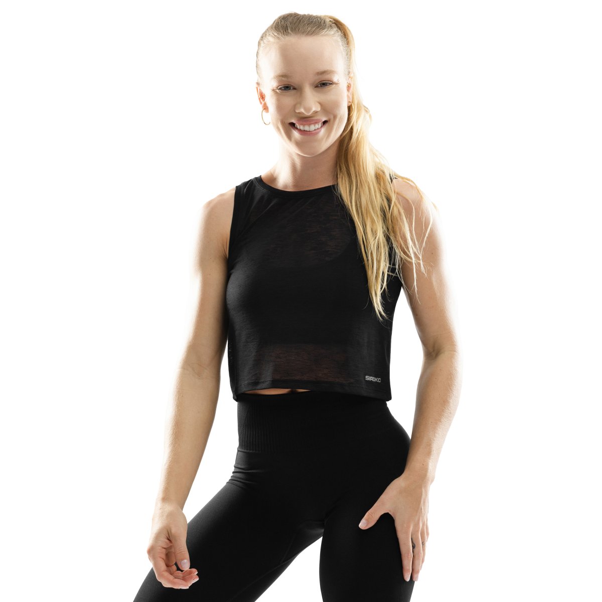 Siroko - Top Deportivo Sin Manga Gym & Fitness Mujer_