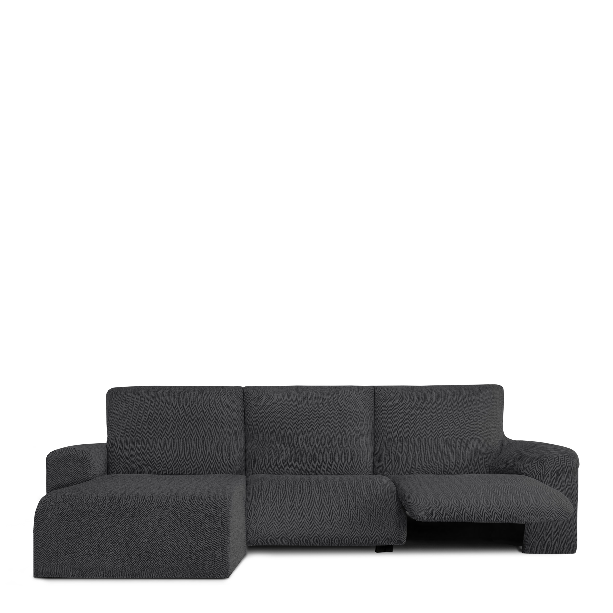 Funda de sofa m/0 ch. longue relax premium jaz izquierda (Mirando de frente) c/16 brazo corto, Tamaño brazo corto izquierda, 170x310x110cm, Fábricada en España