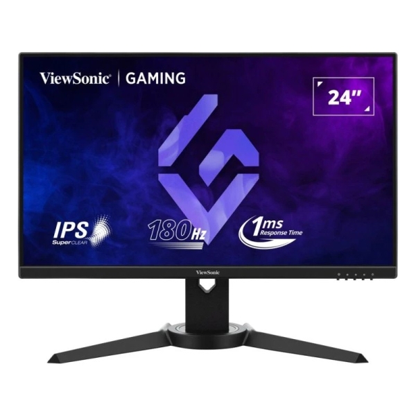 Viewsonic vx2479j-hd-pro monitor 23.8” led ips fullhd hdr - 180hz - respuesta 1ms - 16:9 - ajustable en altura, giratorio e inclinable - hdmi, displayport - color negro