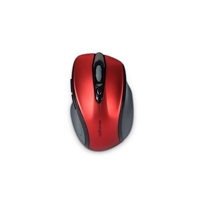 Kensington - Ratón inalámbrico Pro Fit tamaño mediano, rojo rubí K72422WW