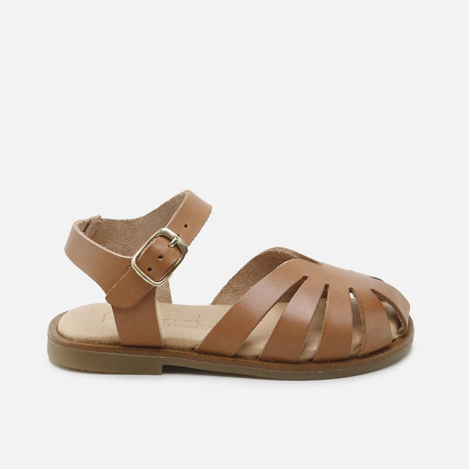 Sandalias Cangrejeras Cuero Gel Papanatas | Eli 1957