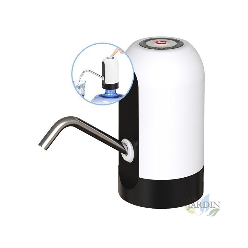 SUINGA Dispensador Eléctrico de Agua para Botellas de 5,5 cm | Bomba Automática Portátil para Garrafas | Carga USB
