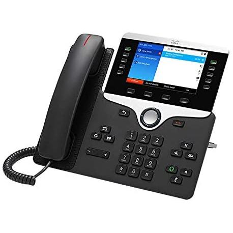 Cisco IP Phone 8851 - VoIP Phone - SIP, RTCP, RTP, SRTP, SDP - 5 Lines - Charcoal