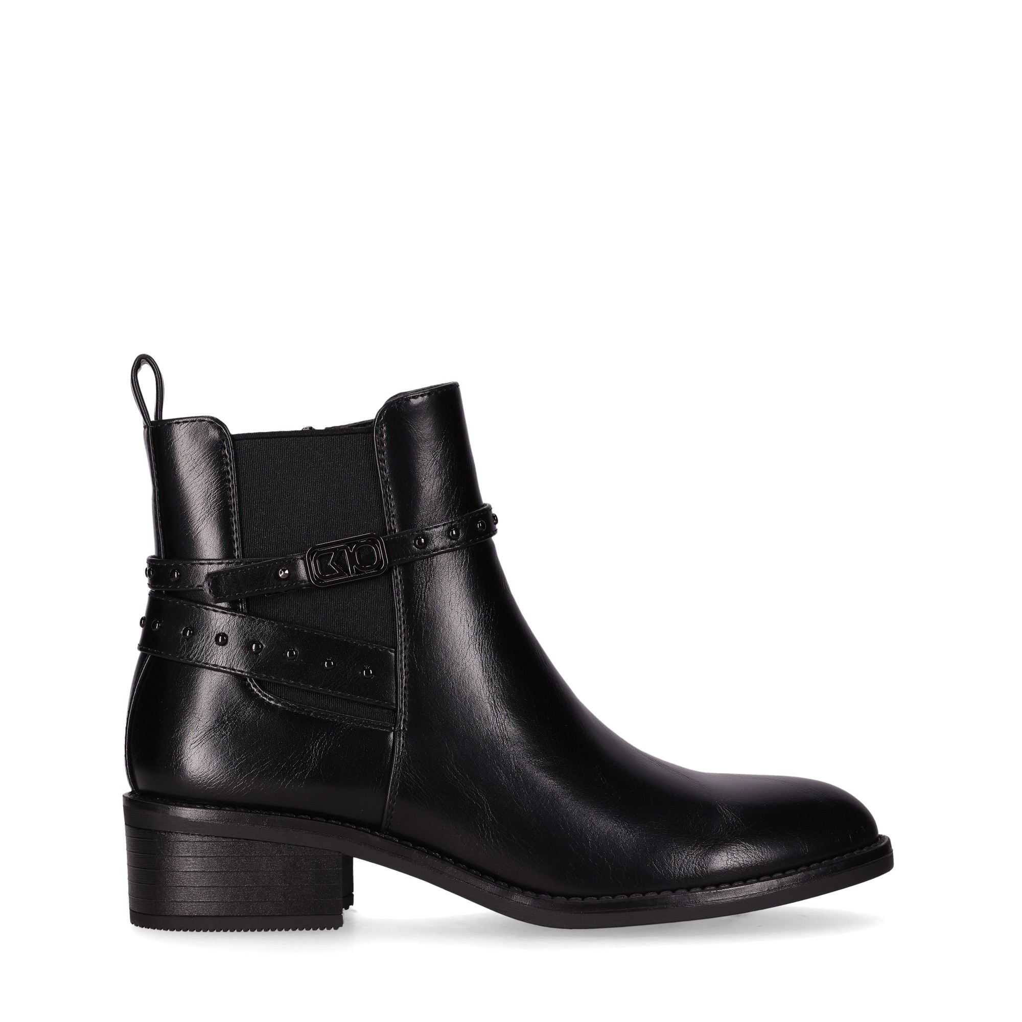 CHIKA10 Botines Piel Vegana de Mujer Chika10 Tacon bajo
