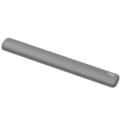 Fellowes Reposamuñecas Teclado Breyta Gris – Hex Cushion Technology, Silicona, para Teclado estándar, para Uso con Ordenador, Mac o portátil. Adecuado para casa, Oficina y Gaming.