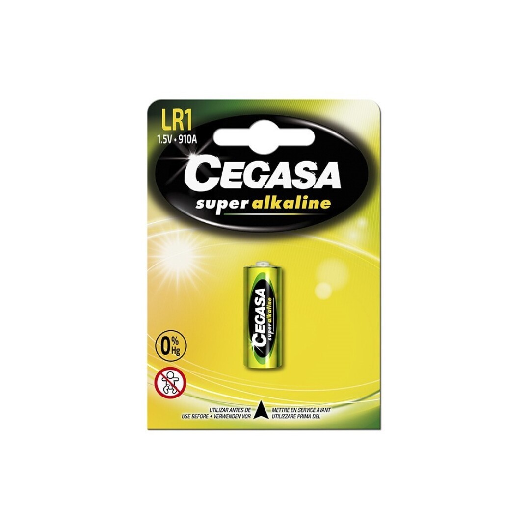 Pila Super Alcalina CEGASA LR1 1,5 - 910A B1