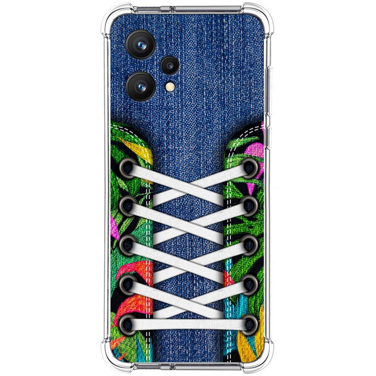 Funda Silicona Antigolpes para Realme 9 4G diseño Zapatillas 13 Dibujos