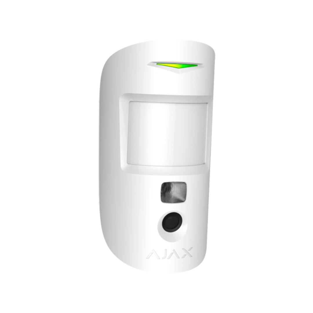 Ajax Motioncam PHOD Detector de Movimiento PIR  Con Fotos Bajo Demanda Inmune a Mascotas Alarma Ajax