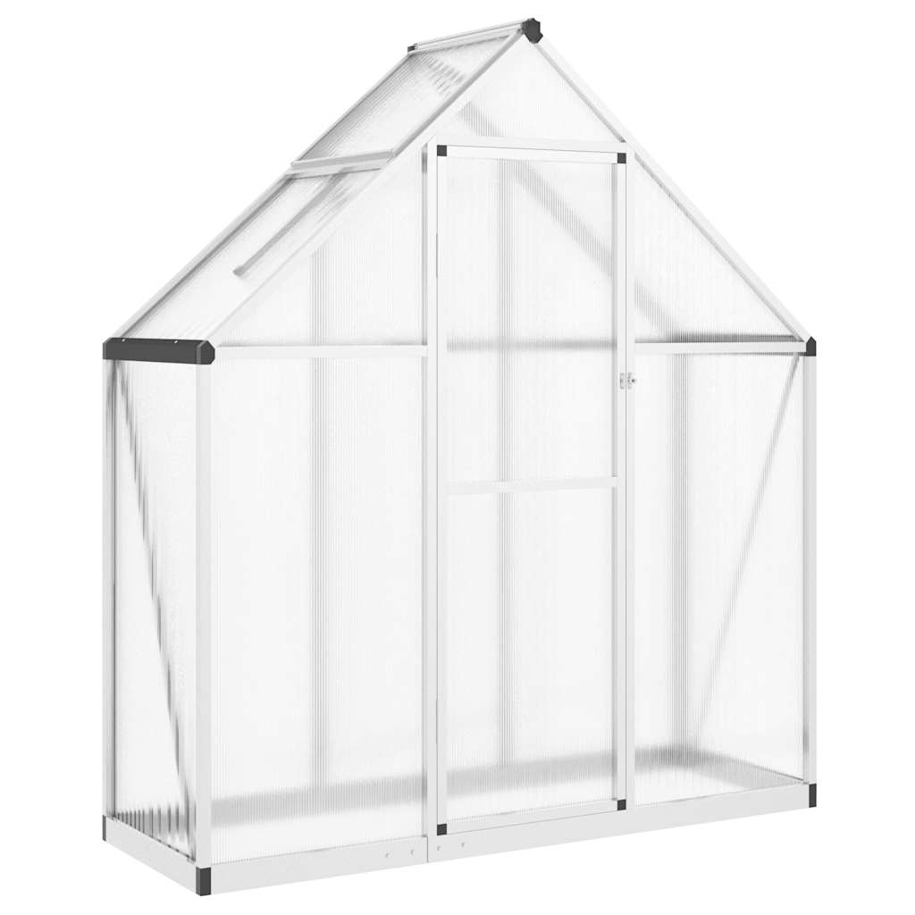 vidaXL Invernadero con marco base aluminio 169x58x195 cm Multicolor