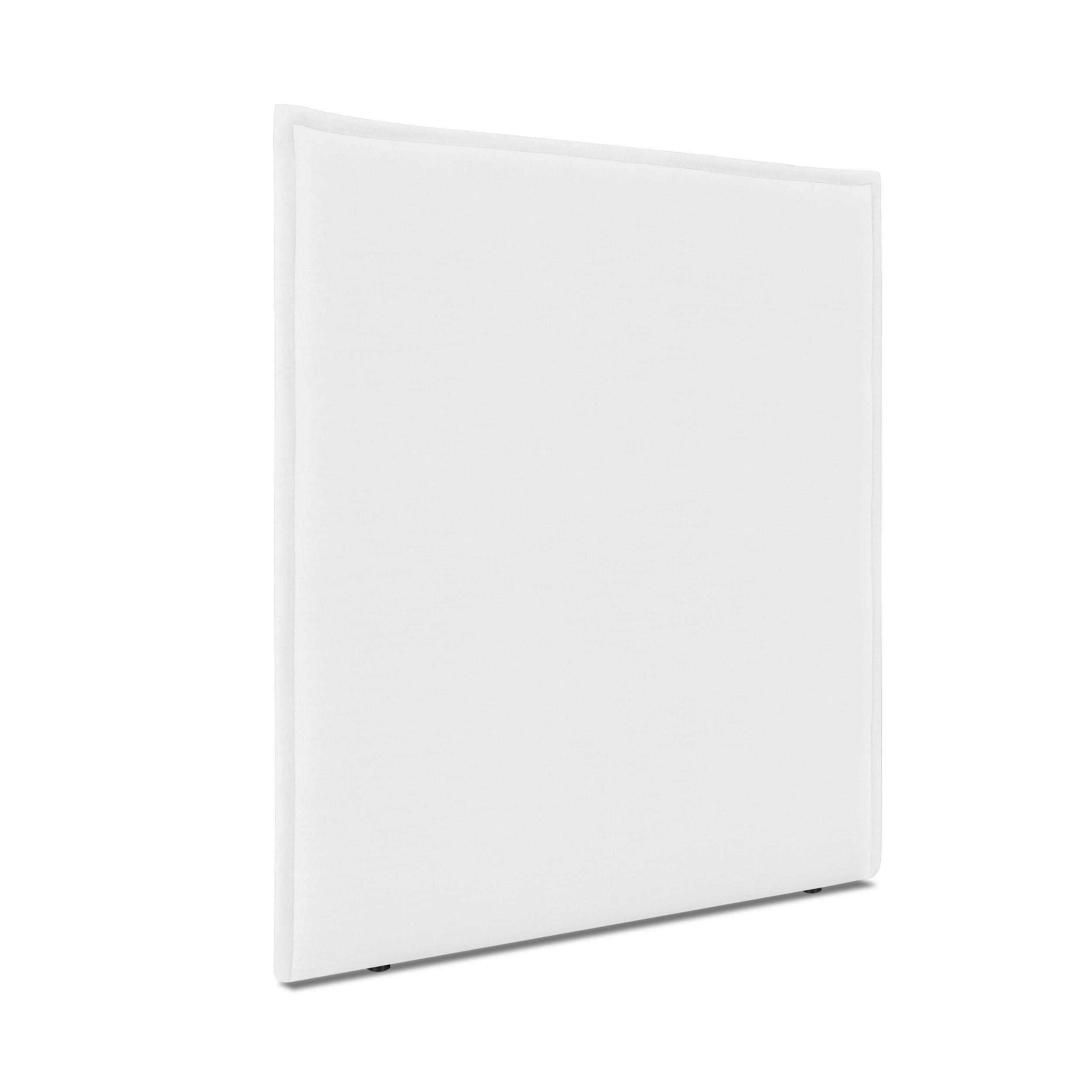 DHOME Cabecero de Lino Natural con Ribete Hasta el Suelo con 8cm de Grosor Cabezal Tapizado Cama Dormitorio Moderno Top Trending