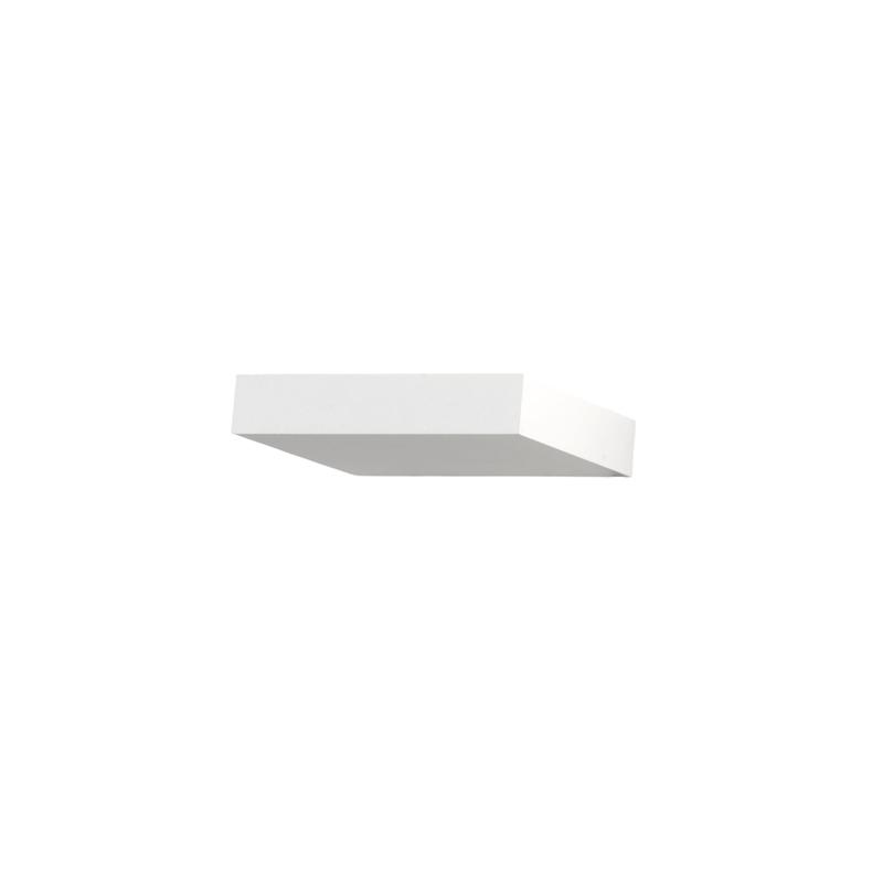 Guia - Aplique de pared LED Fabas Luce de aluminio - LED integrado IP20 Blanco - 17 cm