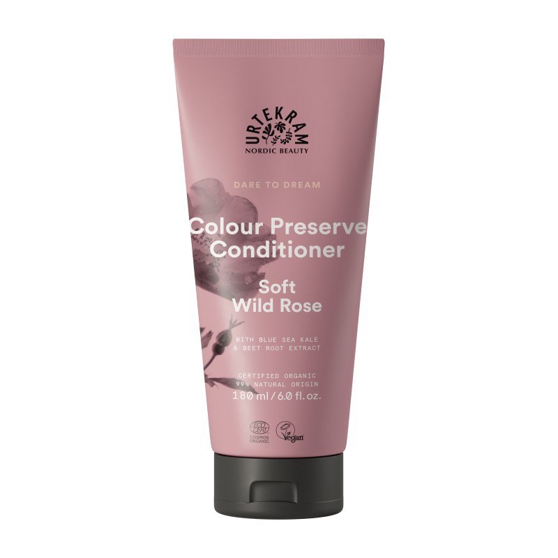Acondicionador Protecciòn Color Soft Wild Rose 180 ml de crema Urtekram