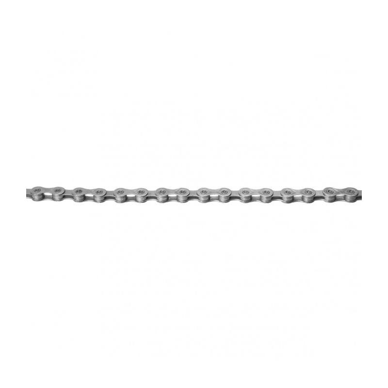 KMC - Cadena X9 EPT 114L 9v para bicicletas, compatible con Shimano, Campagnolo y SRAM, alta durabilidad, no direccional, chapado en níquel, 293 g, color plata
