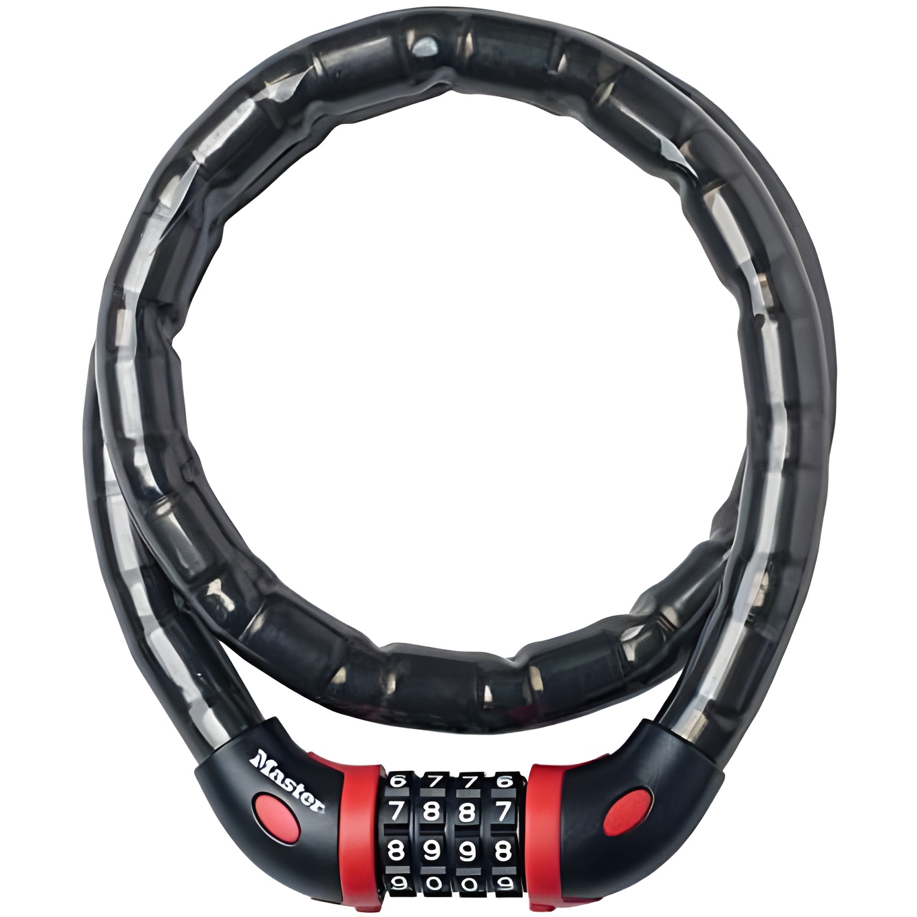 Candado Bicicleta Master Lock 8226EURDPRO [1m Cable] [combinación] - Ideal para Bicicleta, Monopatín, Paseante, Cortacésped y Otro Equipo - Seguridad y Resistencia