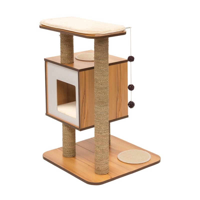 Mueble Rascador para Gatos Catit Vesper Base Blanco