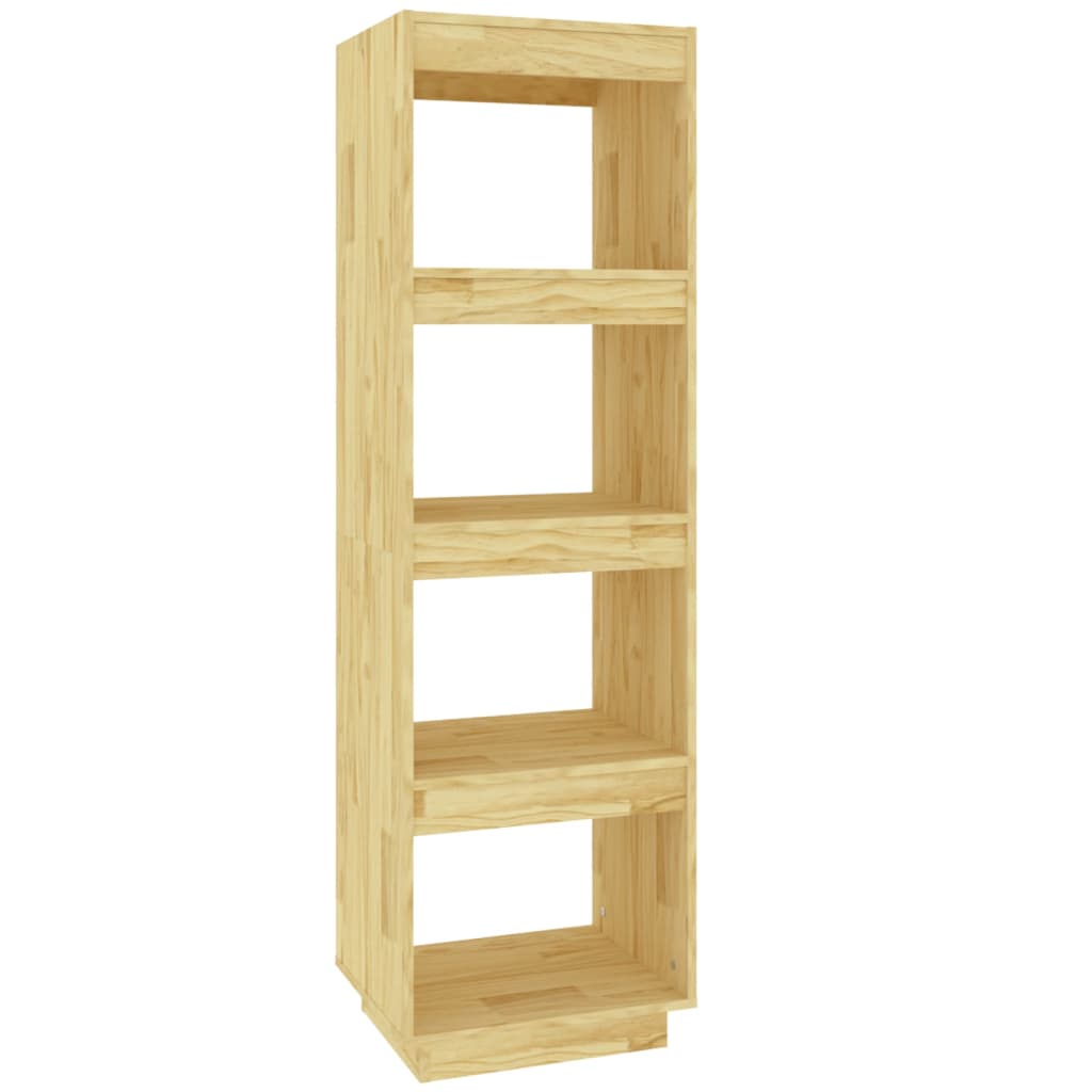 vidaXL Estantería/divisor de espacios madera maciza pino 40x35x135 cm