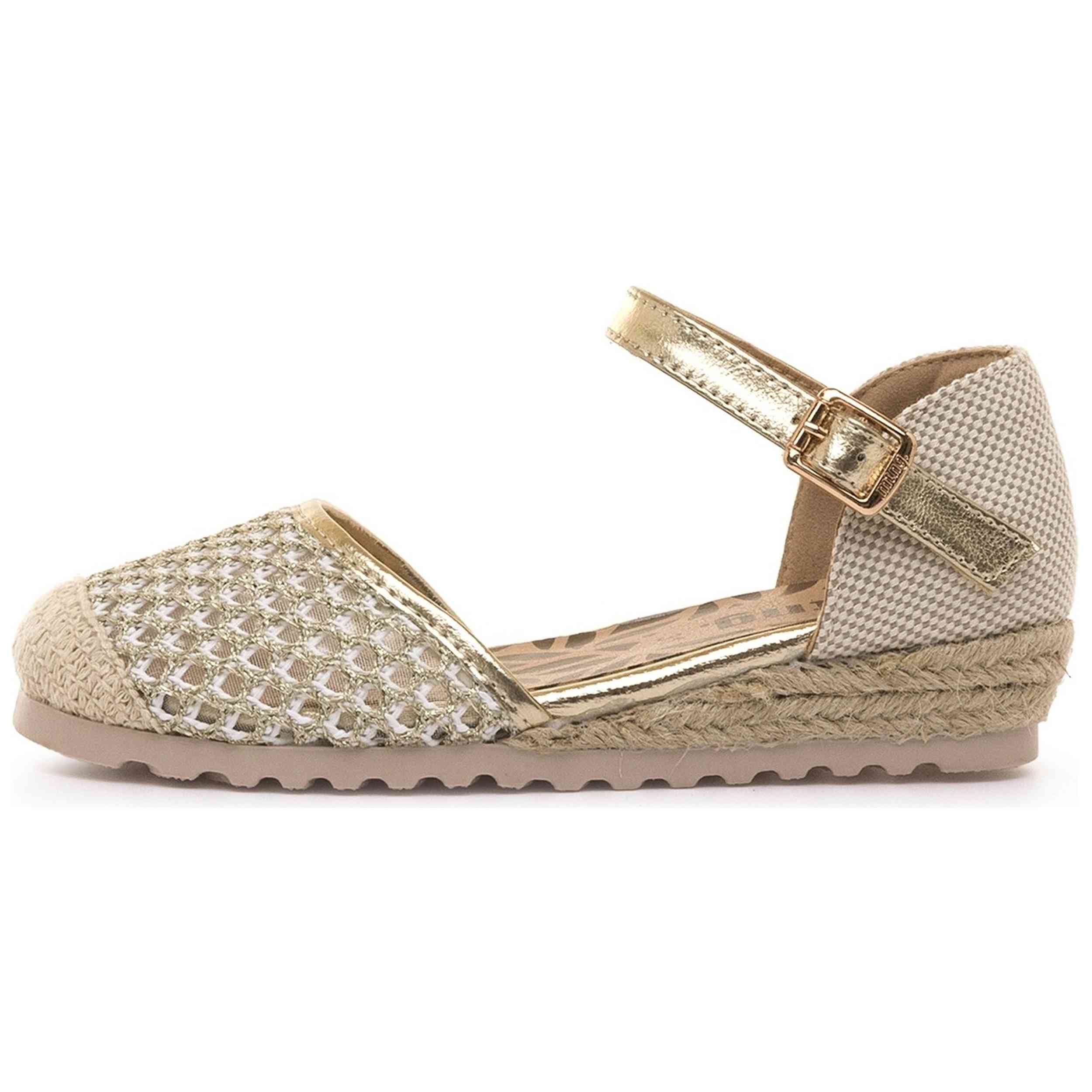 Sandalias Mustang modelo 225-40051-C60051 para Niñas en color Beige