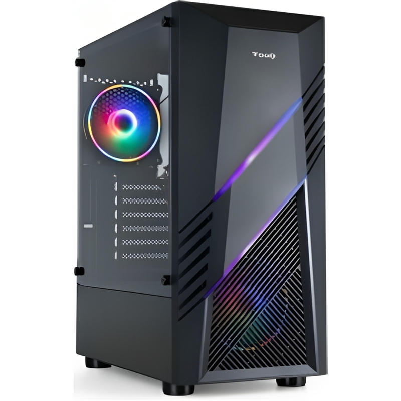 Tooq Caja Semitorre Gaming Tqgcc102-b "biohazard" Negra
